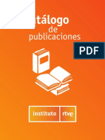 Catálogo de publicaciones del Instituto RTVE