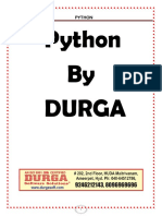 Python Durga Notes