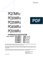 15164838-Komatsu Pc27mr-2 Pc30mr-2 Pc35mr-2 Pc40mr-2 Pc50mr-2 Hydraulic Excavator Service Repair Workshop Manual Download