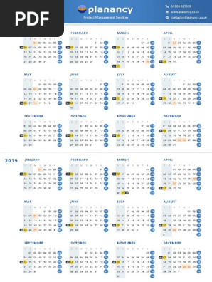 Rail Week Calendar 2019