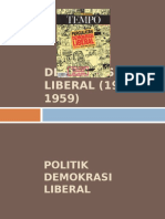 Ekonomi Dan Politik Demokrasi Liberal (1950-1959)