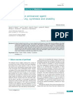 (Open Medicine) Paclitaxel As An Anticancer Agent Isolation Activity Synthesis and Stability