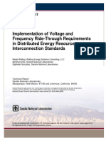 Voltage and Frequency Ride Through