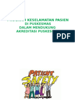 Program Keselamatan Pasien Puskesmas