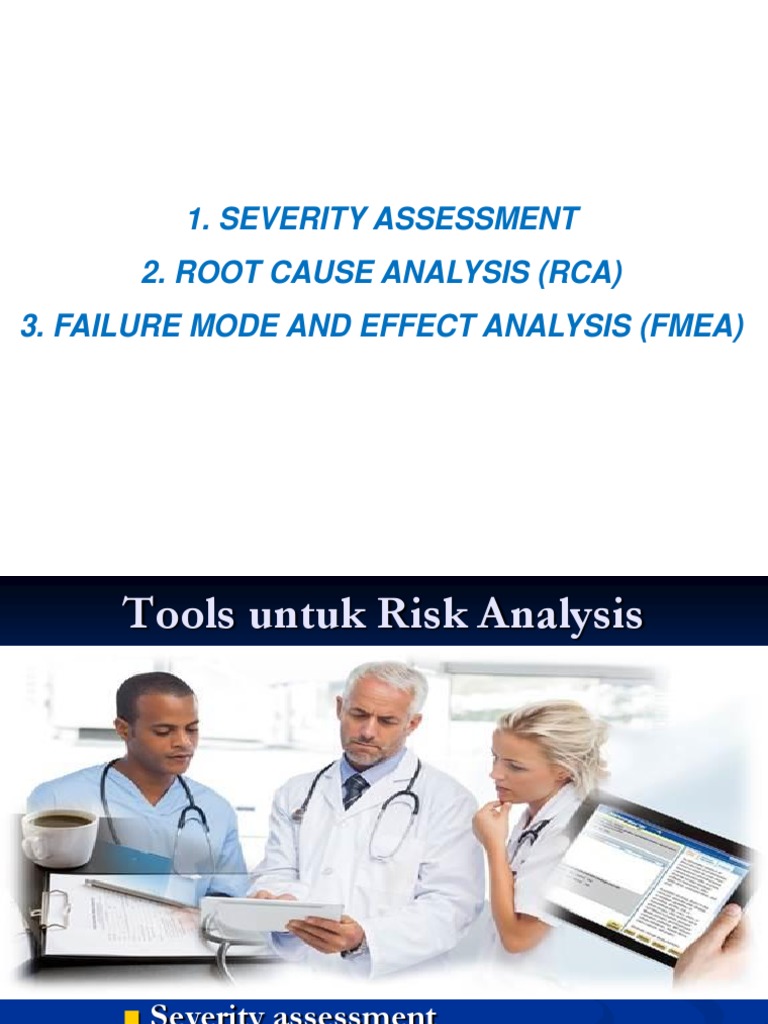 Severity Asessment, Rca Dan Fmea (Hari Kedua) | PDF