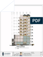 Front Elevation 1: Roof Deck Plan 31200