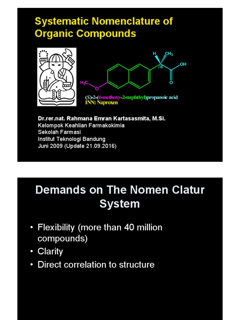 Organic Compound Nomenclature Guide | PDF | Alkene | Alkane