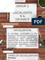 Group 2 Socializatio N& Deviance