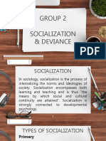 Group 2 Socialization & Deviance