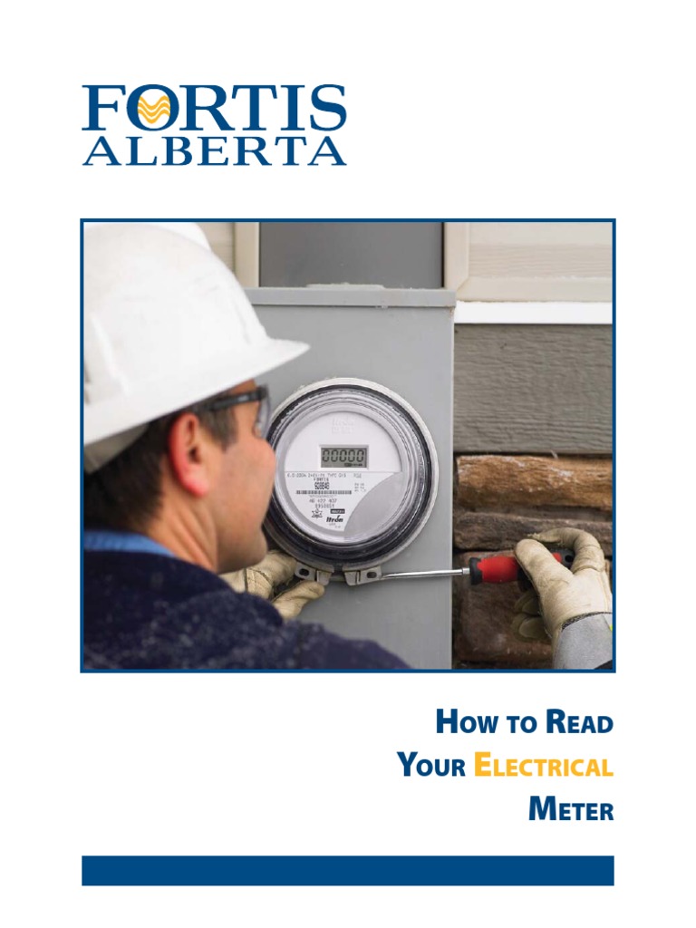 How to Read Your Electric Meter | PDF | Electrical Engineering ...