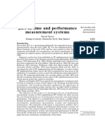 Just-In-Time and Performance Measurement Systems: David Upton
