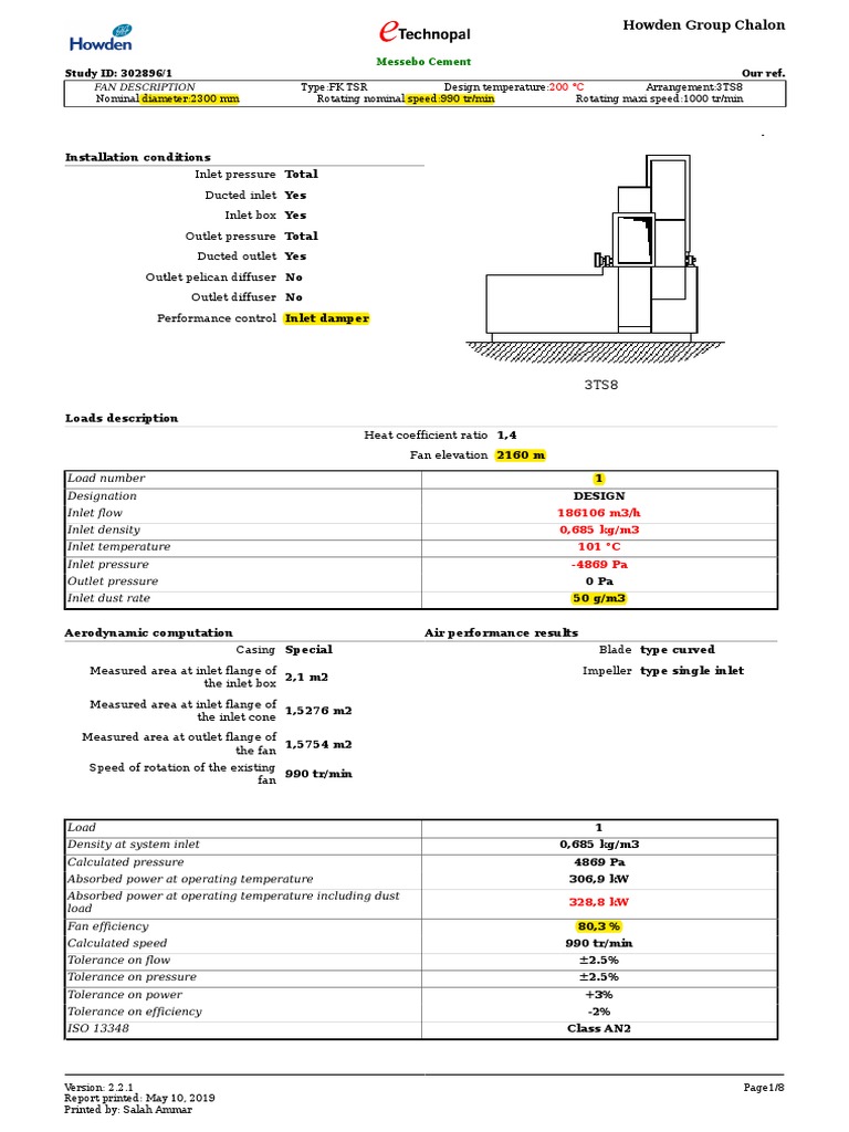 Installation Conditions: Fan Description | PDF | Bearing (Mechanical ...