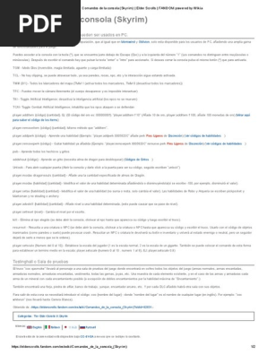 Comandos De La Consola Skyrim Elder Scrolls Fandom Powered By Wikia Videojuegos Ocio