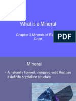 What Is A Mineral: Chapter 3 Minerals of Earth's Crust