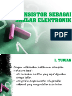Transistor Sebagai Saklar Elektronik PDF
