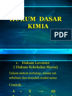 Hukum Dasar Dan Stokiometri