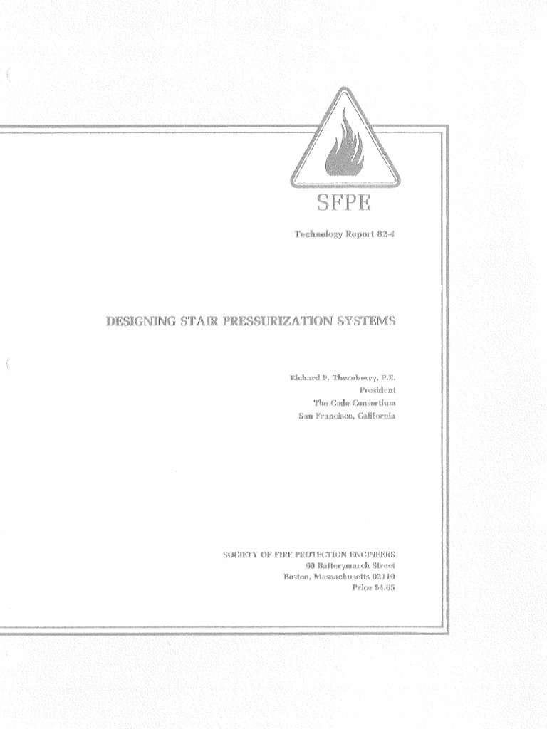 Sfpe tr82 4 | PDF
