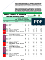 Analisis de Precios Unitarios de Referencia 2019 PDF