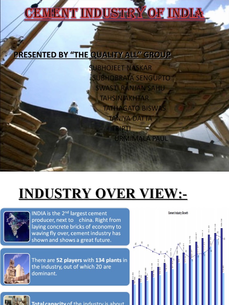 An Overview of the Indian Cement Industry: Segmentation, Marketing ...