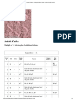 Artistic Cables - Knittingfool Stitch Detail - Printer Friendly Version