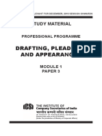 Drafting Apperances Pleadings NewSyllabus PDF