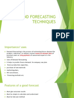 Demand Forecasting