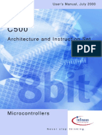 Architecture and Instruction Set: User's Manual, July 2000