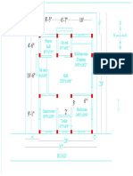 E S W Prayer Hall 8'5"x5'4" Sit Out 6'7"x6'1" Kitchen Cum Dinning 10'0"x16'2" Hall 22'6"x10'6" Sit Out 4'x10'6" 9"x12" Column Size