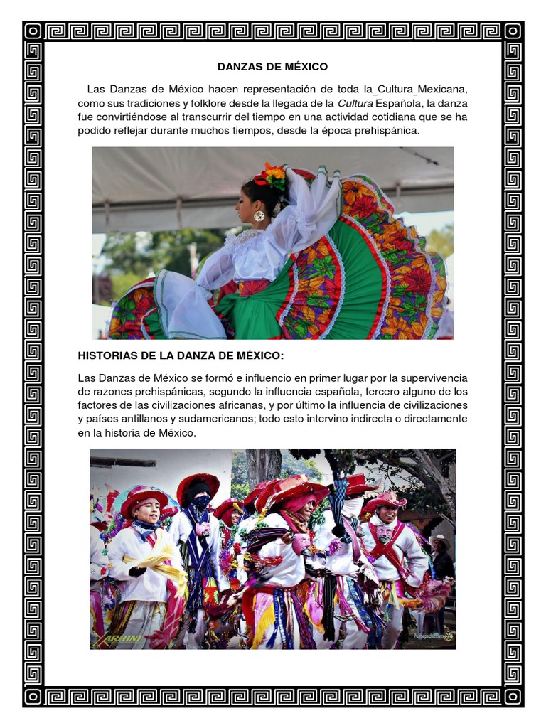 Cultura en Mexico A Tra Vez de La Danza | PDF | Jarabe Tapatío | Bailes