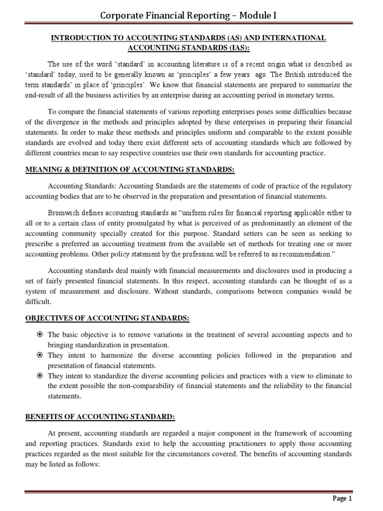 Introduction to Corporate Financial Reporting | PDF | Equity (Finance ...