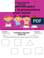 Cuadernillo Fichas para Trabajar La Preescritura Nivel Inicial 2 - 3 Años..odp