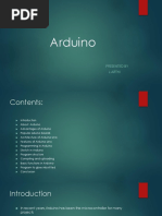 Arduino: Presented by J.Arthi