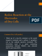 Redox Reactions in Common Dry Cells