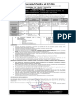 2018 ODONTOLOGÍA Convocatoria La Upea Reyqui