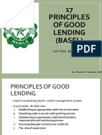 17 Principles of Good Lending