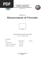 Physical Chemistry Experiment 4