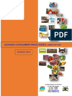 Uganda Consumer Price Index August 2019