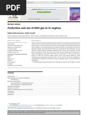 Main Paper Enthalpy Hydrogen