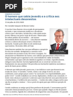 ConJur - O Homem Que Sabia Javanês e a Crítica Aos Intelectuais Desonestos