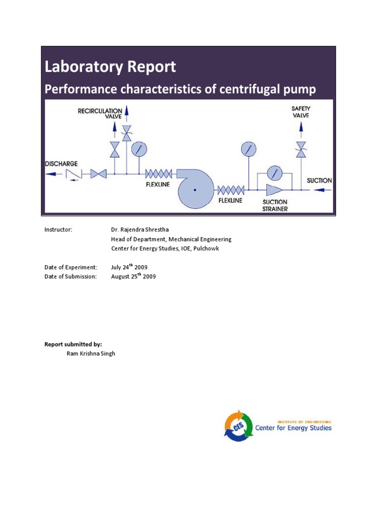 Centrifugal Pump Performance Analysis | PDF | Pump | Classical Mechanics