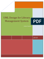 UML Design of The Library Management System