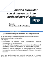 programacinanualyunidadconelnuevocurriculonacional2018