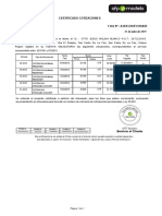 Certificado de Cotizaciones AFPModelo