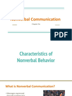 Nonverbal Communication: Chapter Six