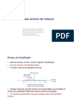 Les Erreurs Mesures PDF