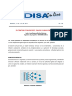 Indisa On Line 118 - Filtración Coalescente en Los Fluidos Gaseosos