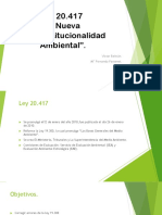 Ley 20.417 "La Nueva Institucionalidad Ambiental".: Víctor Beltrán. M° Fernanda Pastenet