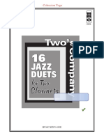 16 Jazz Duets Vol 2 (Clarinet)