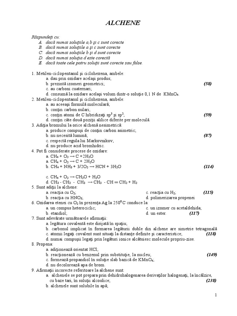 ALCHENE Teste | PDF