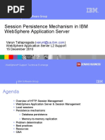 WSTE 12152010 SessionPersistenceMechanismWebSphereApplicationServer Tallapragada 1